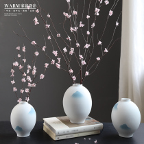 Dried peach blossom branch real flower simulation flower Zen branch decoration Dry Branch porch tea table ornaments small branch tree creative Chinese style