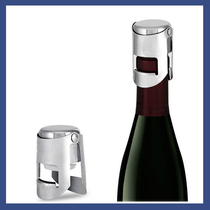 Stainless steel champagne plug bubble bottle stopper wine bottle fresh-keeping sealed lid wine accessories wine plug vacuum plug