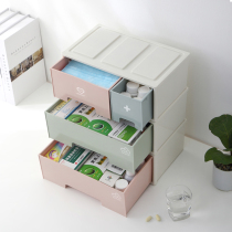 Home medicine box multi-layer large-capacity home-loaded regular medicine medical box first aid box large medicine storage box