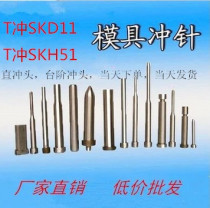 SKD11 punch pin T punch die accessories high speed steel punch non-standard custom diameter 5-20mm120 long