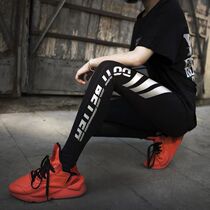 Momoku sports running fitness pants womens high-waist peach hip-raising elastic tight yoga pants outer wear compression pants spring and summer