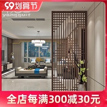 New Chinese log screen entrance partition living room into the house to block the bedroom to block the fashion entrance office seat screen