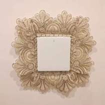 Fashion Tuhao Gold Luxury European Style Lace Fabric Gold Silver Switch Sticker Closed Fire Sticker Customizable