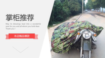  New Yangtze River 400 CJ650 partial three-wheel rainproof and frost-resistant car coat Avante 250 earth eagle king partial three-wheel car coat