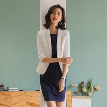 Suit suit Femininity high-end professional dress Summer white overalls Interview formal suit dress