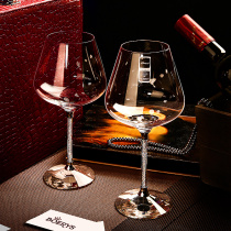 High-end home lead-free crystal wine glasses goblet wine glasses decanter 2 sets luxury gift box set