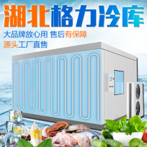 Hubei cold storage full range of equipment fruit and vegetable preservation refrigerated large and medium sized installation integrated refrigeration unit 220v