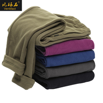 Warm fleece pants men thick fleece pants big size liner winter sports pants trousers outdoor fleece pants women