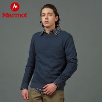 Marmot Groundhog autumn and winter New Outdoor Sports Leisure soft and comfortable round neck sleeve sweater men