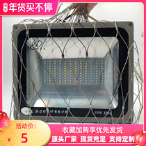 304 buckle stainless steel mesh bag anti-fall mesh bag high altitude chandelier protection anti-theft wire rope net pocket weaving