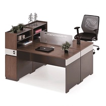 Desk double desk staff table staff table and chair combination financial table simple modern partition screen seat Office table