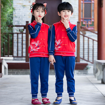 New Years Day Boys and Girls performance clothes poetry recitation performance costumes childrens chorus dance clothes kindergarten Garden clothes