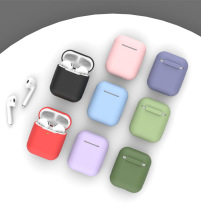 Airpods protective case 2 generation 1 Apple liquid Silicone Bluetooth wireless headphones ipod charging box airpods second generation transparent 3 generation ultra-thin soft case Airpodspro