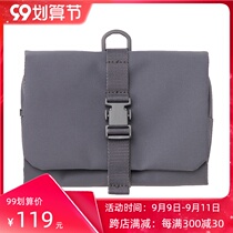 MUJI polyester fiber slung belt pouch storage bag