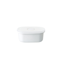 MUJI MUJI liquid and smell non-leakage attached valve sealed enamel storage container