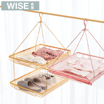 Clothes basket household Sun sweaters not deformed drying socks rack Sun underwear privacy hidden windproof clothes net tile drying rack