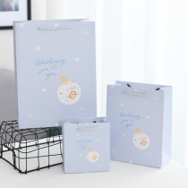 Star gift bag shopping purchase Teachers Day gift to send birthday creative scarf candy packaging hand paper bag