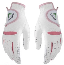 Golf womens gloves CA wear-resistant breathable non-slip gloves Comfortable telescopic sheepskin womens hands gloves