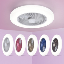 Simple ultra-thin ceiling fan lamp bedroom living room dining room fan mute remote control integrated