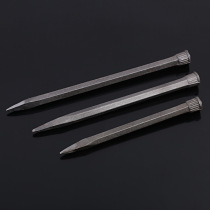 Round head geological steel chisel geological sampling chisel slotting chisel craftsman chisel high carbon steel chisel