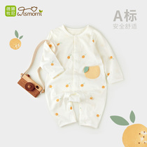 Micro Lion Shepherd Baby Conditioning Suit Summer Thin men and women Baby Pure Cotton Conjoined Long-sleeved Palate Newborn Clothes