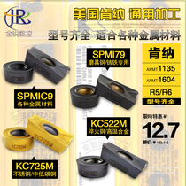 Kenner CNC milling insert APPT1604 1135 RPMW1003 1204 KC522M R5 R6 round insert