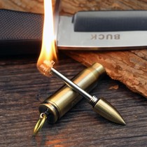 Endless match bullet shell outdoor portable ignition stick Waterproof 10000 times Match kerosene lighter can not be finished