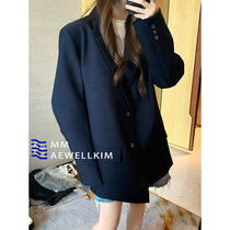  Ader error 2022 Spring new advanced design sensation small crowdsourced pleated suit jacket woman