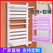 Radiator Household steel copper aluminum composite bathroom small basket bathroom Wall-mounted centralized heating radiator
