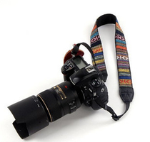 Nostalgic retro National style shoulder strap camera pinstripe strap SLR camera cotton strap