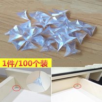 Cabinet cabinet accessories Crystal drawer no dead corner kitchen corner cabinet self-adhesive dust corner wardrobe corner dust plug