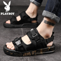 Floral Playboy sandals Mens trends 2022 new Roman cool Drag men casual outwear in summer Vietnamese beach slippers