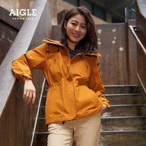 AIGLE MARGUERITE WOMENs Waterproof and WINDPROOF GORE-TEX JACKET