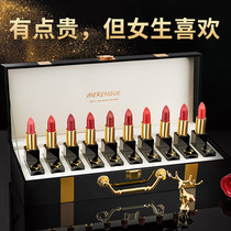 Lipstick gift box set to send girlfriend big name deer all the way to have your full box brand lip glaze birthday gift