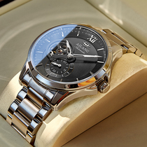 Armani watch Mens mechanical watch automatic hollow tourbillon domineering waterproof alternative trendy mens watch