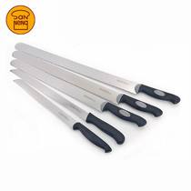 Sanneng baking tools West Point stainless steel cutter saw knife bread knife 10 inch cake cutting saw blade knife SN4802