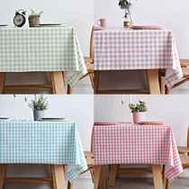 Teenage Girl Hearts Tablectable Fabric Waterproof Oil-Free Tea Table Desk PVC Plastic Table Mat Nordic Ins Students