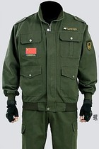 Overalls suit mens spring and summer thickened welding tooling anti-scalding site work wear-resistant overalls single-piece suit selection
