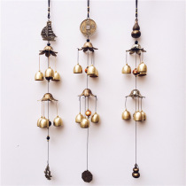 Wind chime bells Yunnan Lijiang copper hanging ornaments creative metal bells shop with Doorbell 2 floors 6 bells open