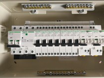 Schneider electric box set German bus Tianlang 16-circuit European standard wiring installation video