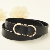 Net Red Belt Women Genuine Leather Personality 100 Hitch Fashion Ins Wind Black Suit Belt Womens Accessories Denim Pants With Tide