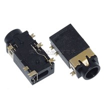 3 5MM headphone socket PJ342 audio socket power interface diameter convex head 6-pin patch gold-plated plug