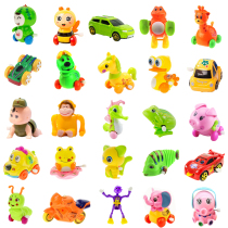 Clockwork toys wholesale creative automatic turning cartoon chain clockwork car Yiwu small toy stalls free of mail