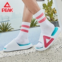 Peak style slippers for men and women couples shoes summer sandals sports slippers trend Beach Taiji casual slippers