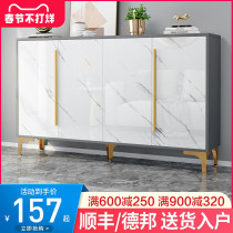 Shoe cabinet large-capacity storage lockers at home door Nordic luxury entrance cabinet economical living room shoe rack