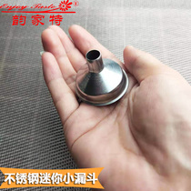201 304 stainless steel Mini small model caliber triangle funnel jug oiling liquid portable