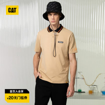 CAT carter 2021 summer new short-sleeved polo shirt mens regular short-sleeved lapel T-shirt mens counter with the same