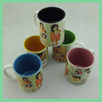 Inner color cup customization Mug printing picture cup printing photo cup Diy cup Promotional advertising cup customization