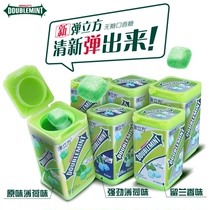 Green Arrow bullet cube sugar-free chewing gum 40g*6 bottles menthol xylitol snack gift pack multi-taste fresh breath