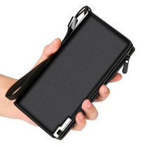 Wallet mens long daddy card bag new 2021 explosion college student tide brand one large capacity wallet light luxury